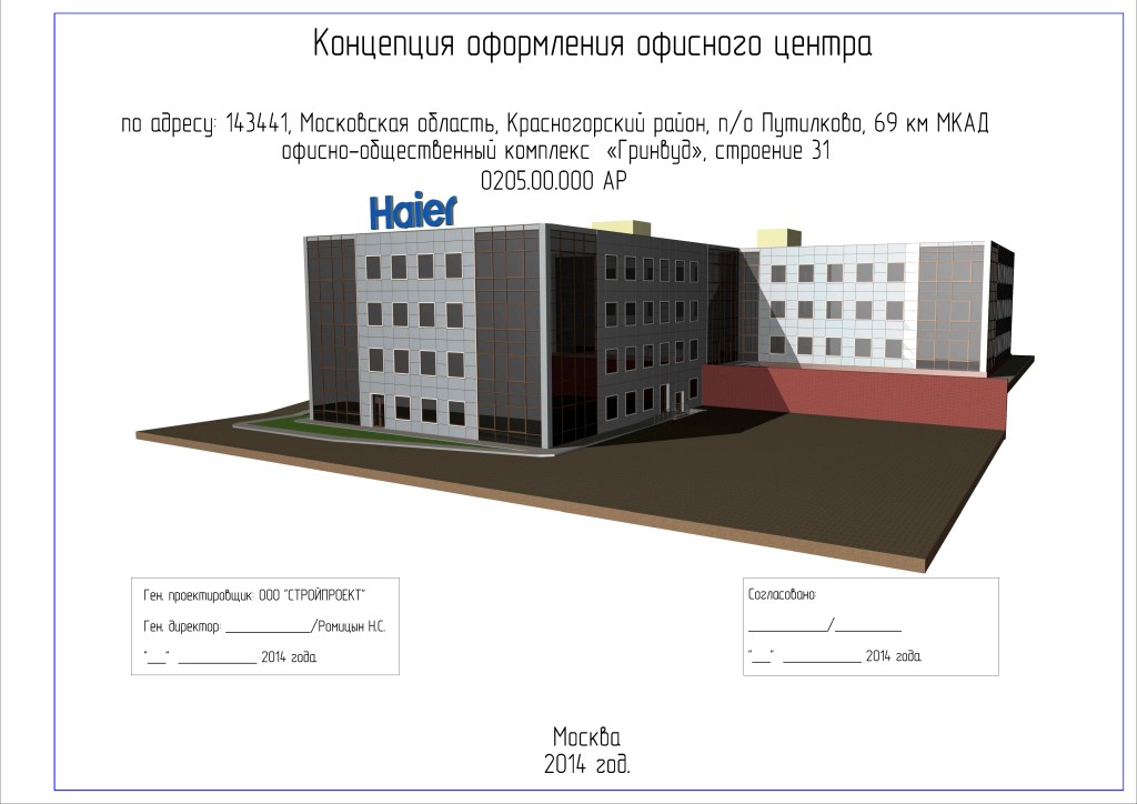 Разработка и согласование рекламно-информационного оформления торговых